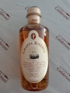 Grappa Riserva Botti da Sherry Distilleria Sibona lt 0.50